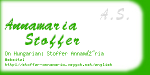 annamaria stoffer business card